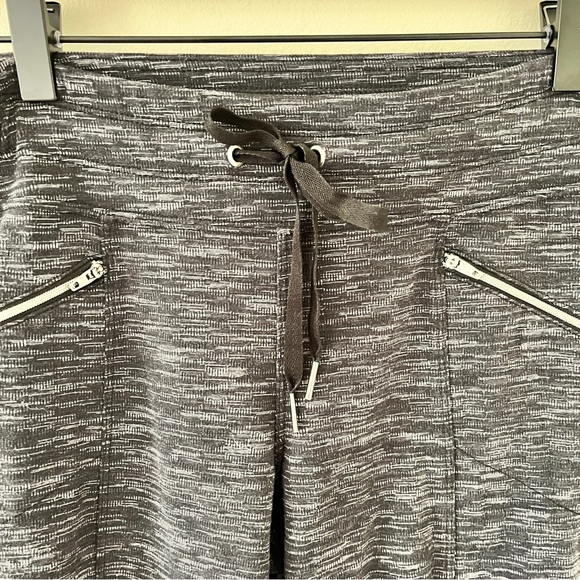 Athleta Stone Metro Slouch Heather Charcoal Gray Drawstring Pants - Small - Picture 8 of 13